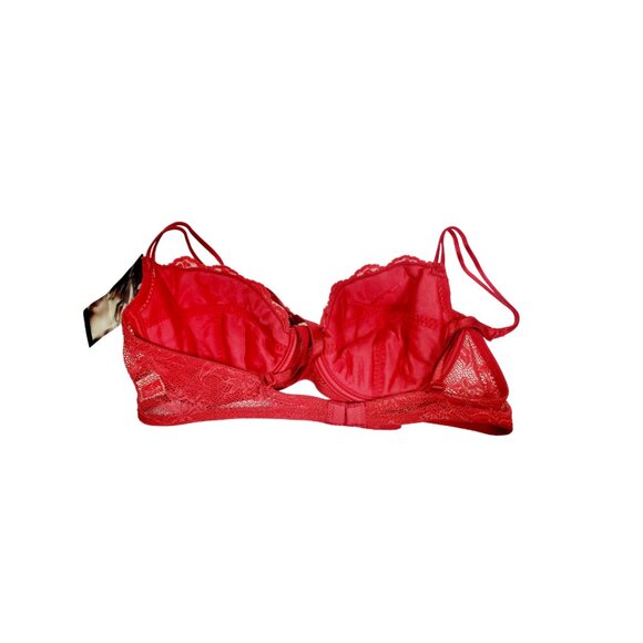 2-Piece Red Lace Lingerie Set – Bra 34B & Panties S (NWT) ❤️ - Picture 3 of 7